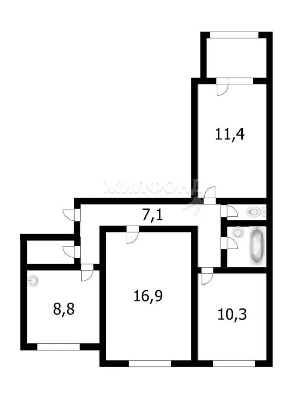 Продажа квартиры, Краснообск, Новосибирский район - Фото 18