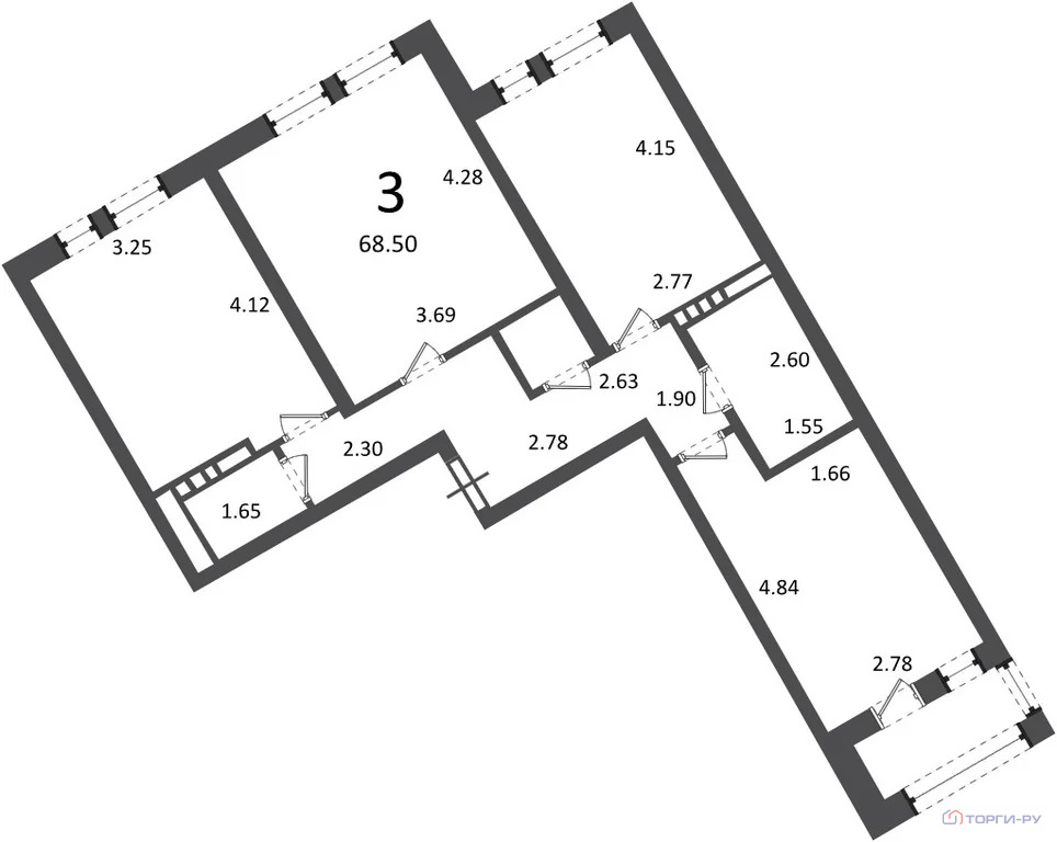 Продажа квартиры, Раево, Краснопахорское с. п., Ирландская улица - Фото 6