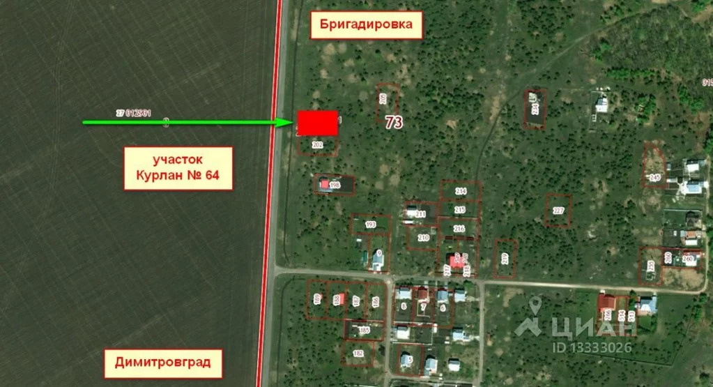 Кадастровая карта мулловка мелекесского района