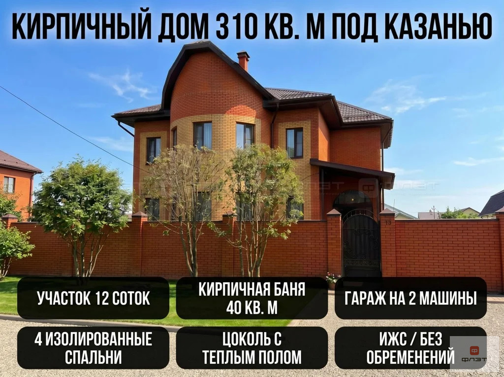 Продажа дома, Большие Кабаны, Лаишевский район, ул. Автострадная - Фото 1