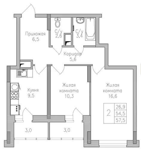 Продажа квартиры в новостройке - Фото 2