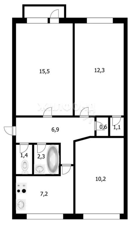 Продажа квартиры, Новосибирск, ул. Гэсстроевская - Фото 8