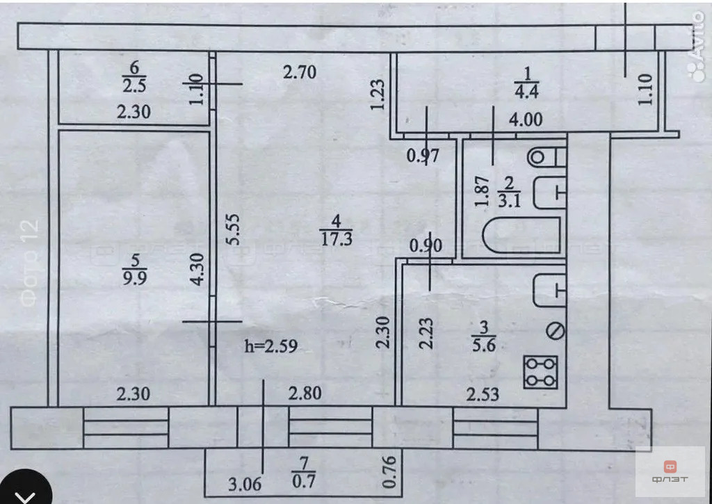 Продажа квартиры, Казань, ул. Искра - Фото 9