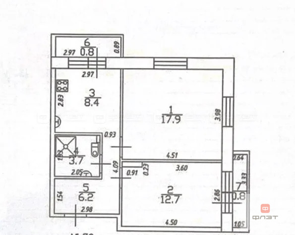 Продажа квартиры, Казань, ул. Космонавтов - Фото 12