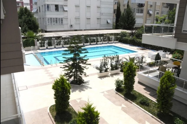 Анталия Лиман Golden Park 1 этаж 95 метров бассейн паркинг с мебелью - Фото 10
