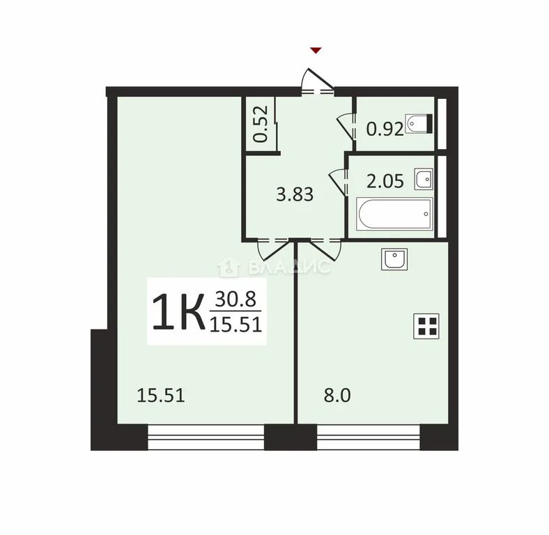 Санкт-Петербург, улица Димитрова, д.16к3, 1-комнатная квартира на ... - Фото 2