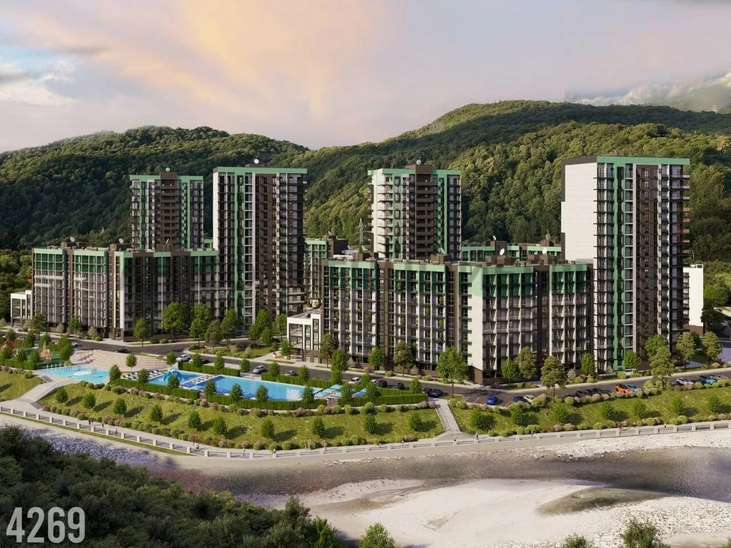 Продажа квартиры в новостройке, Небуг, Туапсинский район, Спортивная . - Фото 6