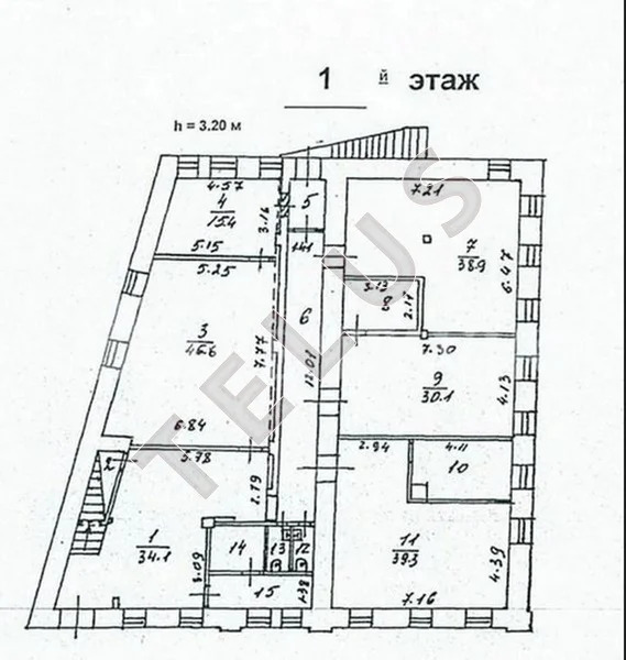 м. Тургеневская, Кривоколенный переулок, 1 099 м2, Здание (ном. ... - Фото 9