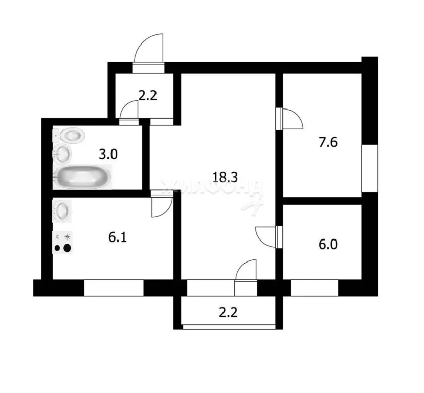 Продажа квартиры, Новосибирск, ул. Авиастроителей - Фото 12