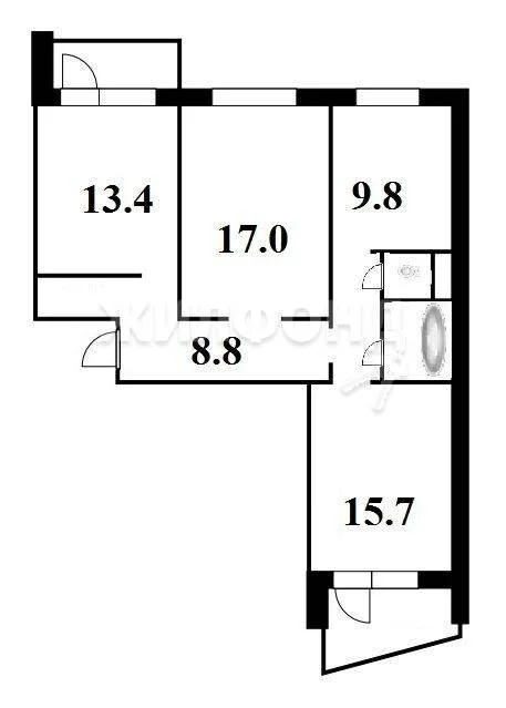 Продажа квартиры, Новосибирск, Владимира Высоцкого - Фото 14