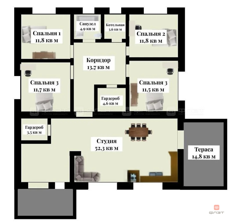 Продажа дома, Сокуры, Лаишевский район, ул. Владивостокская - Фото 7