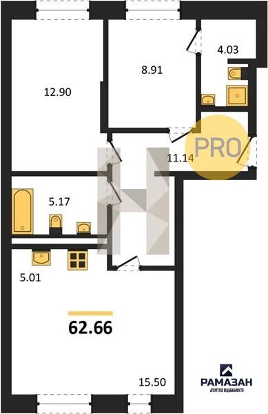 Продажа квартиры в новостройке, Казань, м. Проспект Победы, ул. ... - Фото 1