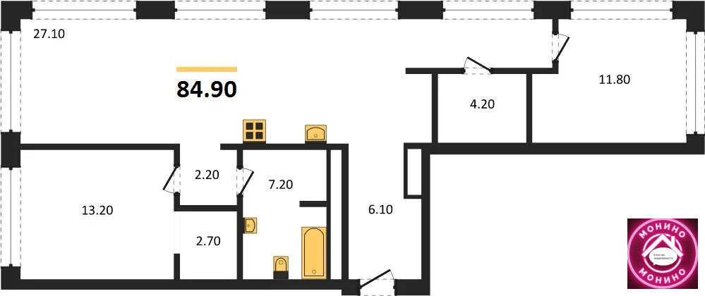 Продажа квартиры в новостройке, м. Павелецкая, ул. Дубининская - Фото 0