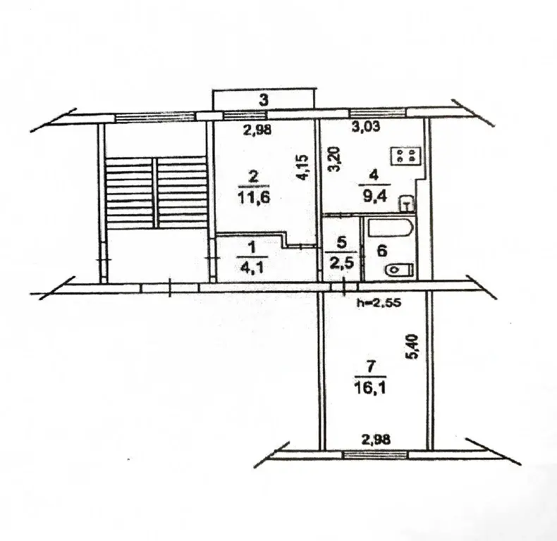 2к.кв в г. Кубинка-1 - Фото 30