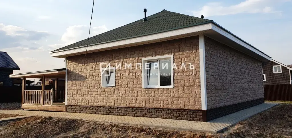 Современный одноэтажный блочный дом в деревне Рязанцево Боровского рна - Фото 5