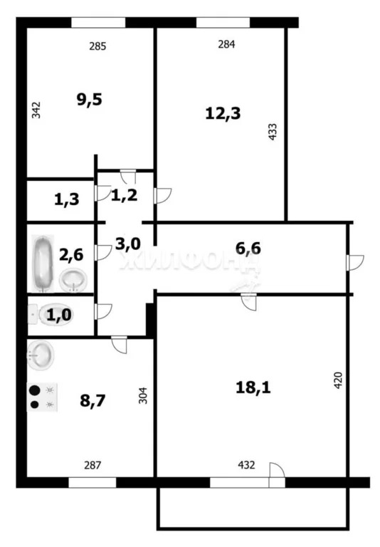 Продажа квартиры, Новосибирск, ул. Волховская - Фото 11