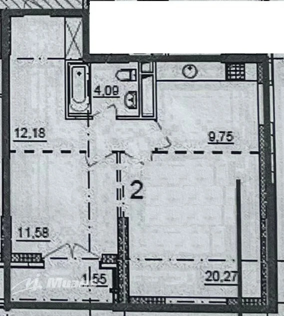 Продажа двухкомнатной квартиры 60,4 - Фото 24