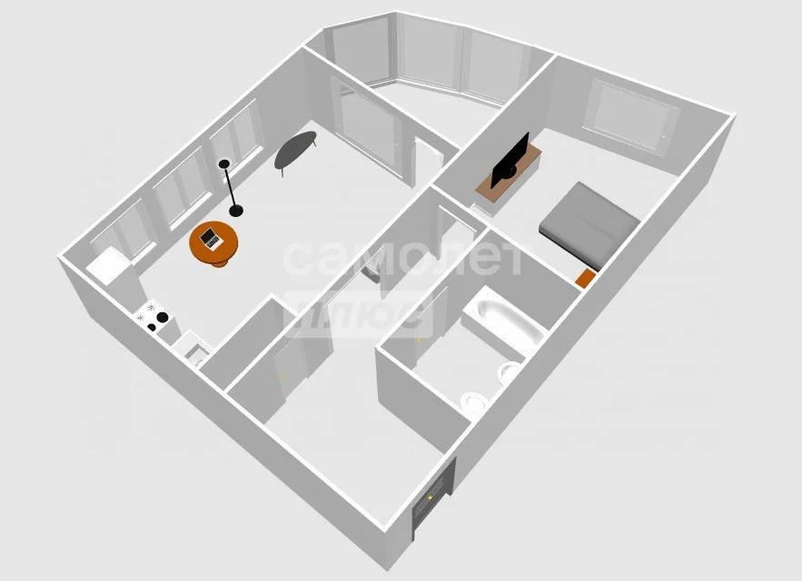 Продажа квартиры в новостройке, Тула, Ф. Смирнова ул. - Фото 1