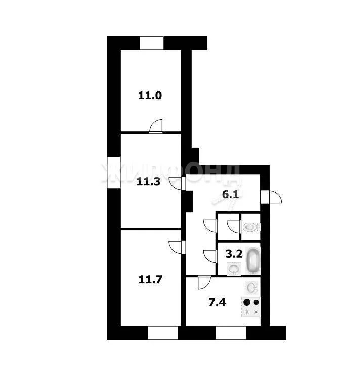 Продажа квартиры, Новосибирск, ул. Бурденко - Фото 11