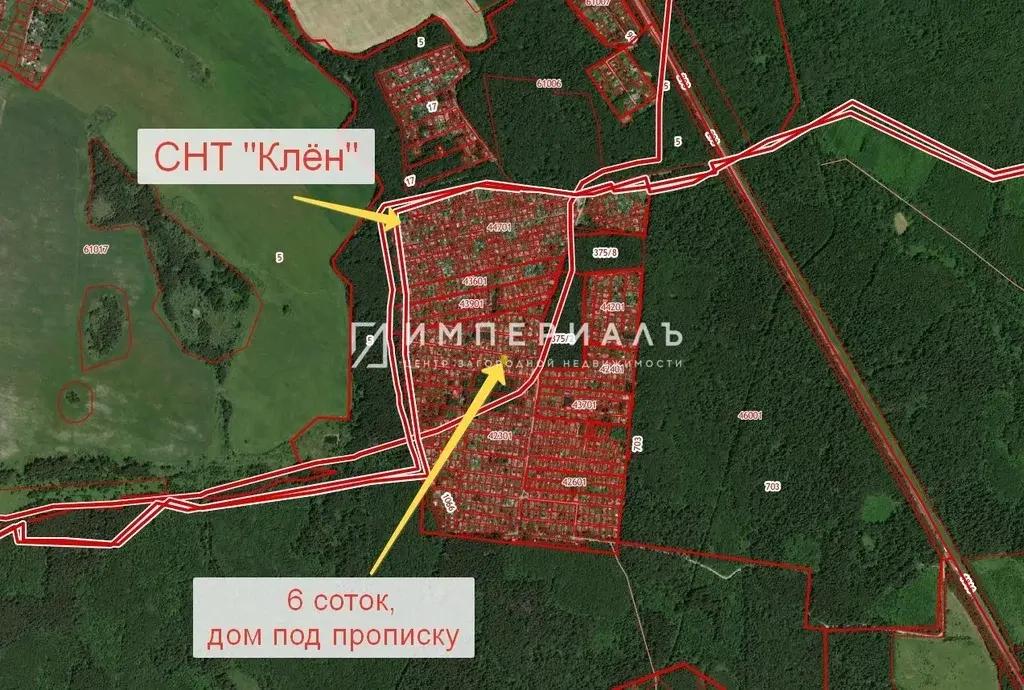 Снт клен карта