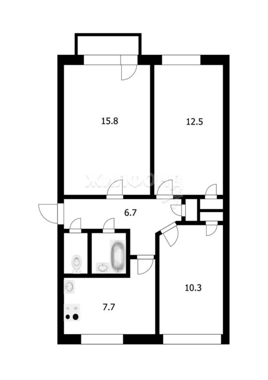 Продажа квартиры, Новосибирск, ул. Селезнева - Фото 23