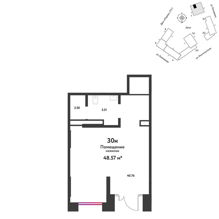 Продается ПСН 48.57 м2 - Фото 3