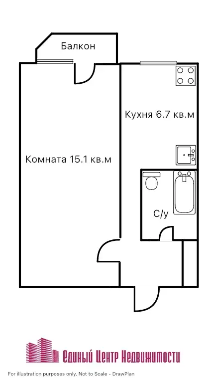 1к. квартира г. Яхрома, ул. Большевистская, д.23 - Фото 12