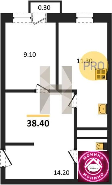 Продажа квартиры в новостройке, Мещерино, Ленинский район, Мещерино п. - Фото 0