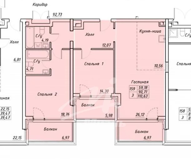 Продажа квартиры в новостройке, м. Красные Ворота, Академика Сахарова . - Фото 4
