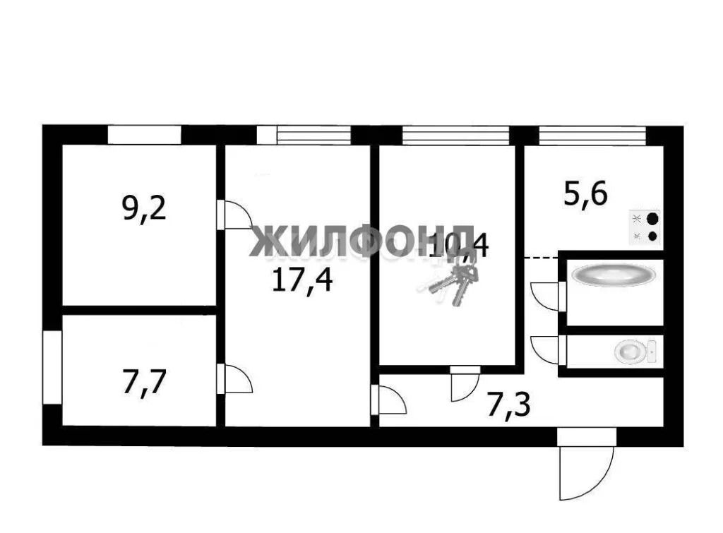 Продажа квартиры, Новосибирск, ул. Иванова - Фото 0