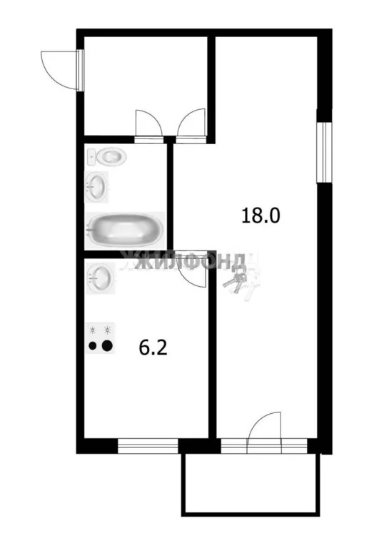 Продажа квартиры, Новосибирск, ул. Дмитрия Донского - Фото 8