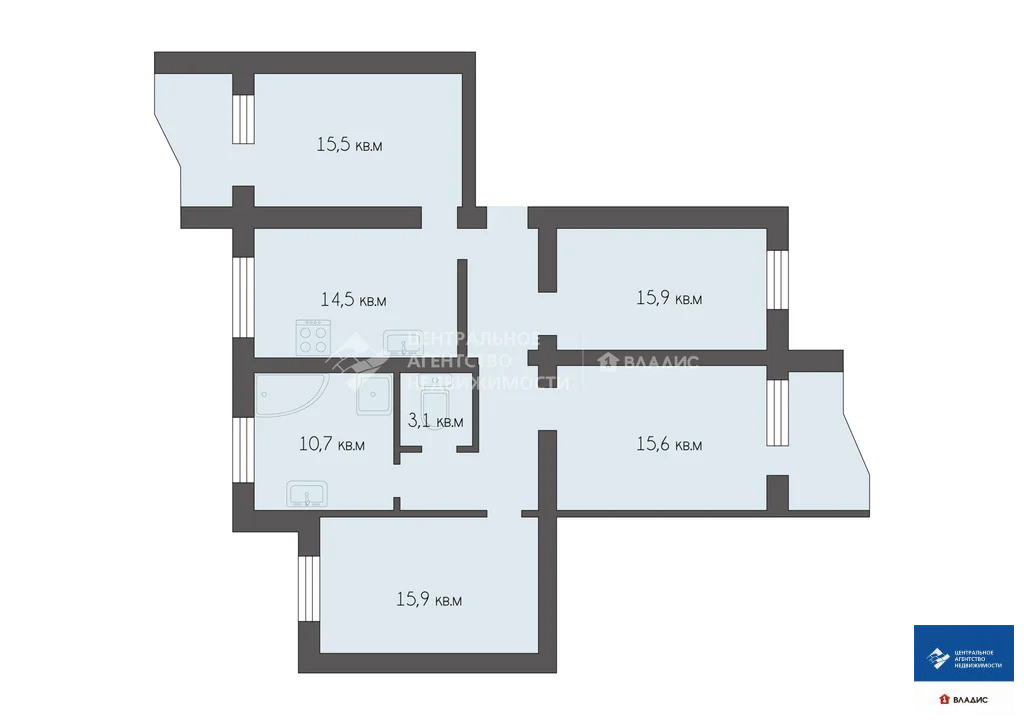 Продажа квартиры, Рязань, ул. Крупской - Фото 30