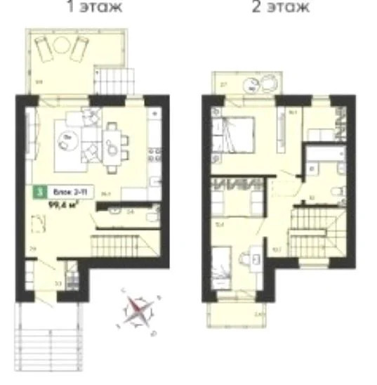 Продается квартира, 99.4 м - Фото 2