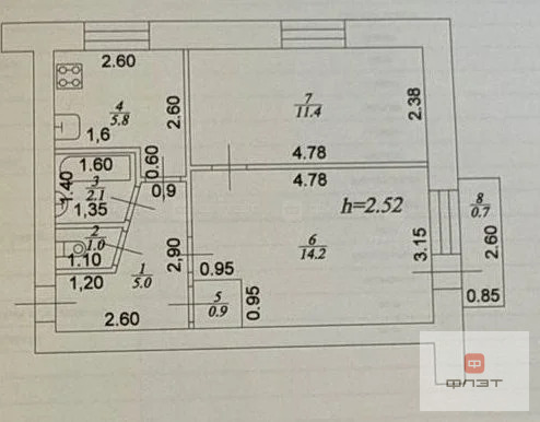Продажа квартиры, Казань, ул. Шмидта - Фото 1