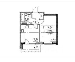 Продается квартира, 30.96 м - Фото 2