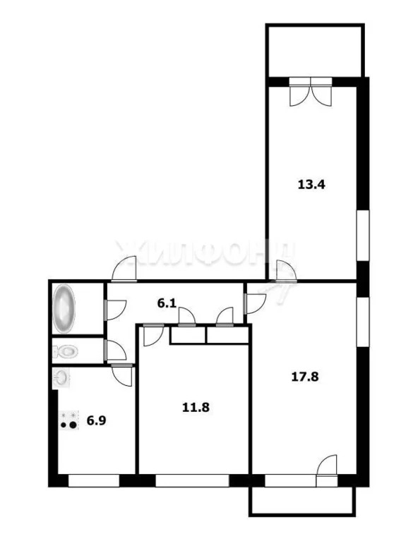 Продажа квартиры, Новосибирск, ул. Саввы Кожевникова - Фото 7