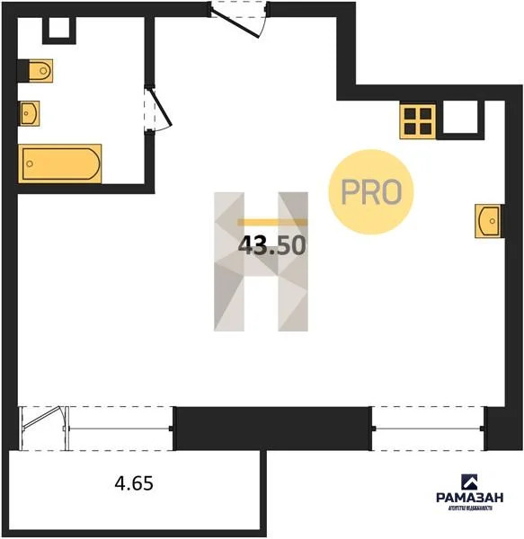 Продажа квартиры в новостройке, Казань, м. Суконная слобода, ул. ... - Фото 1