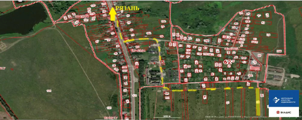 Казарь рязанская область карта