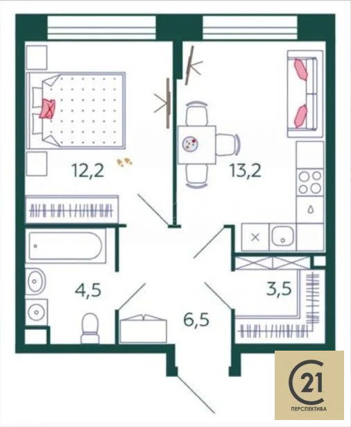 Продажа квартиры в новостройке, улица Петра Кончаловского - Фото 3