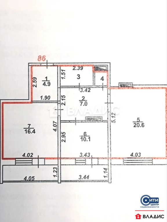 Продажа квартиры, Воронеж, ул. Ломоносова - Фото 7