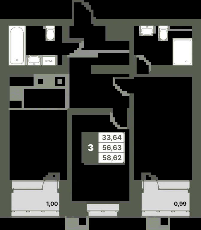 Продажа квартиры в новостройке, Уфа, улица Лётчиков - Фото 16