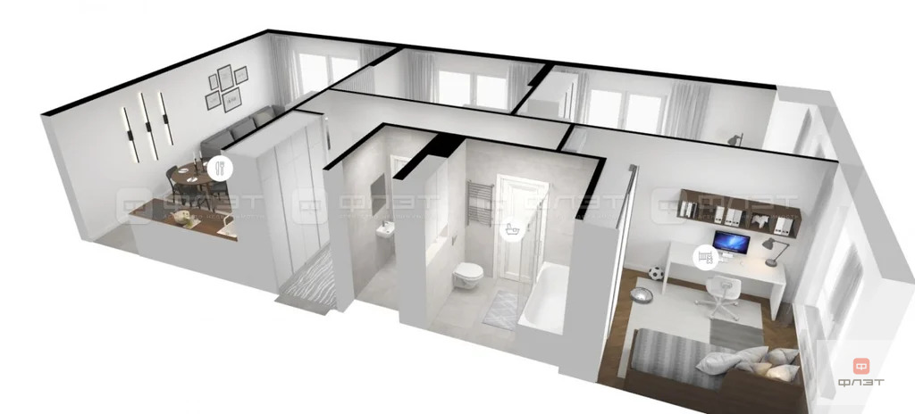 Продажа квартиры в новостройке, Казань, ул. Зирекле - Фото 7