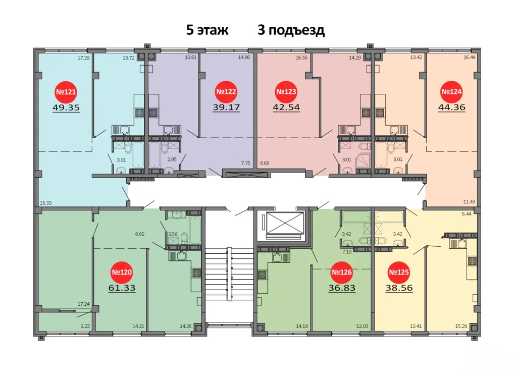 Продажа квартиры в новостройке, Белоглинка, Симферопольский район, ... - Фото 3