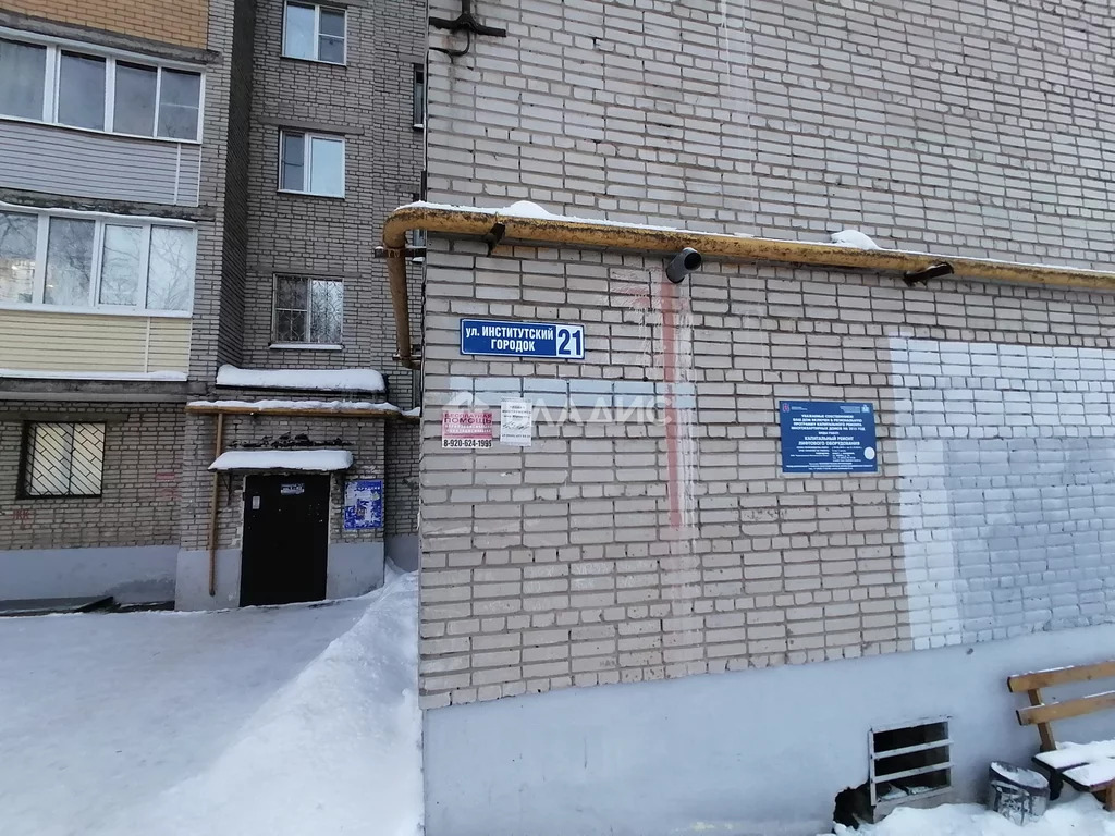 городской округ Владимир, улица Институтский городок, д.21, комната на . - Фото 18