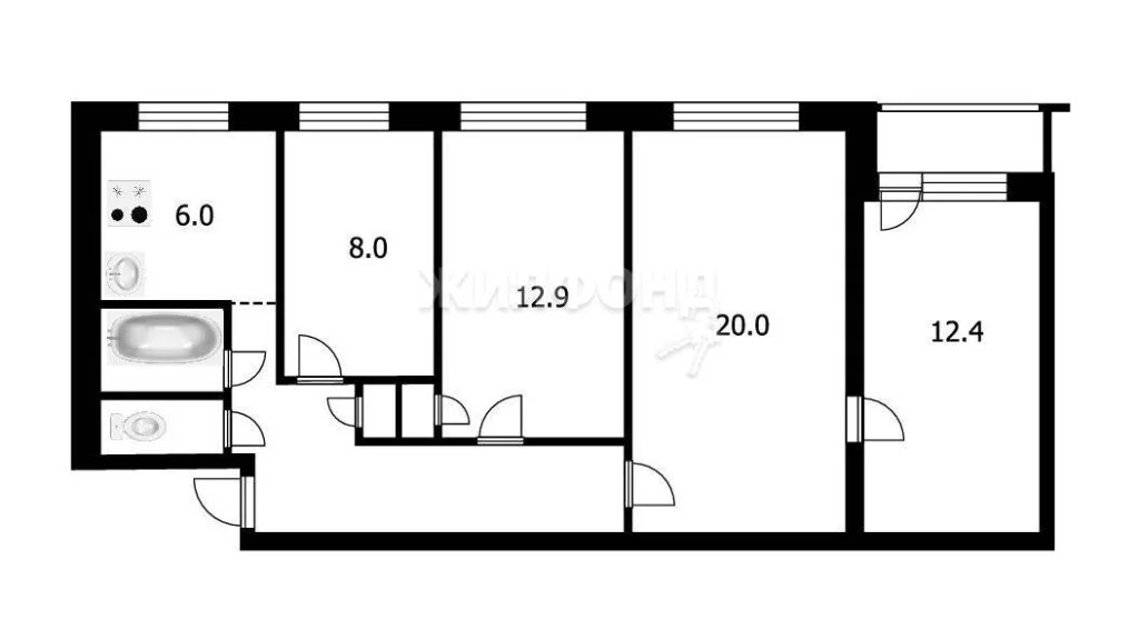 Продажа квартиры, Новосибирск, ул. Филатова - Фото 8