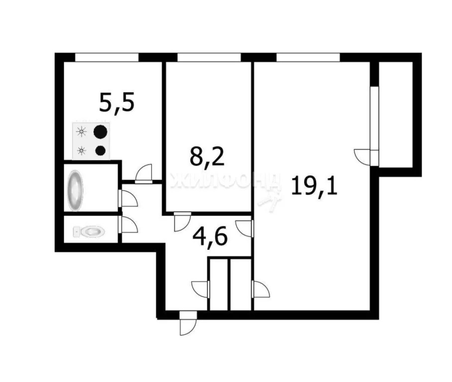 Продажа квартиры, Новосибирск, ул. Есенина - Фото 3