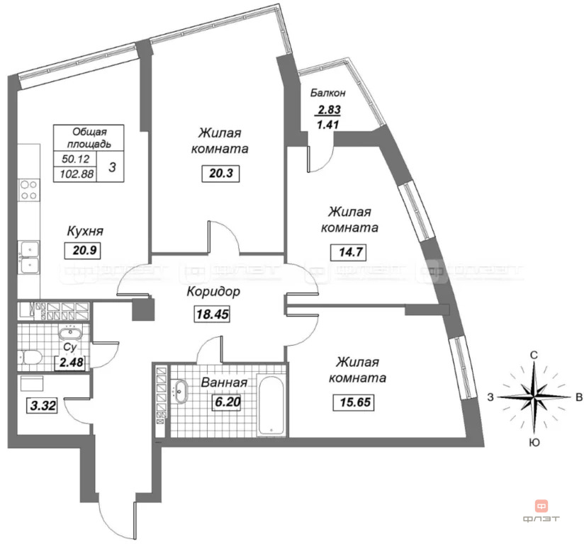 Продажа квартиры, Казань, ул. Танковая - Фото 3