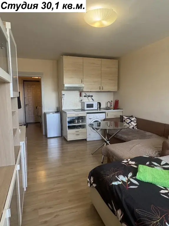 Студия с большим балконом - Фото 2