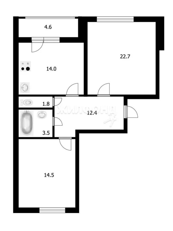 Продажа квартиры, Бердск, микрорайон Северный - Фото 4