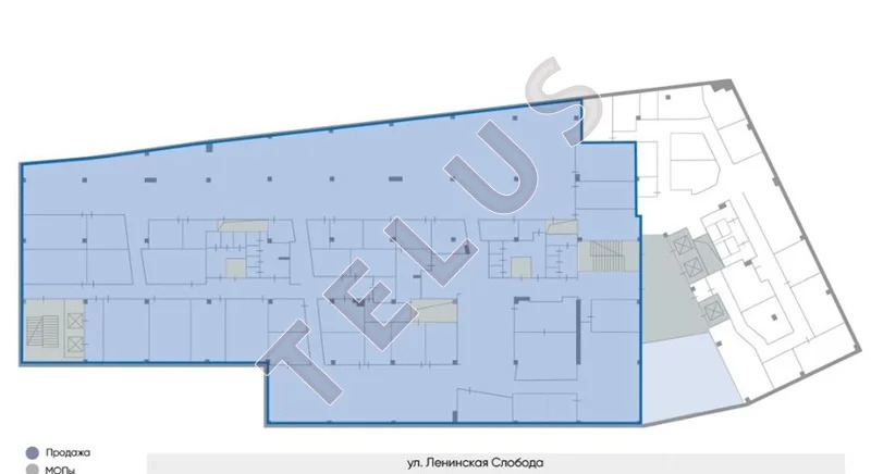 м Автозаводская, ул Ленинская Слобода, 1917 м2, Офис (ном. объекта: ... - Фото 9